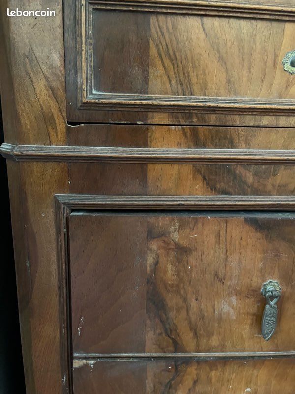 Commode ancienne style Louis Philippe bois (image 3)