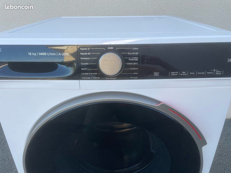 Lave linge 12kg classe A-20% (image 4)