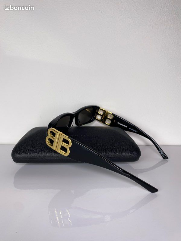 Lunette de soleil rectangle Balenciaga (image 3)