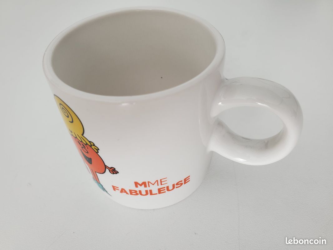 Mug Madame FABULEUSE Violet 30cl - Collection Monsieur Madame, Neuf Sous Blister