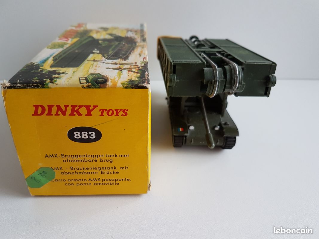 Dinky Toys Meccano Char AMX Poseur De Pont 883 – Miniature De Collection Vintage