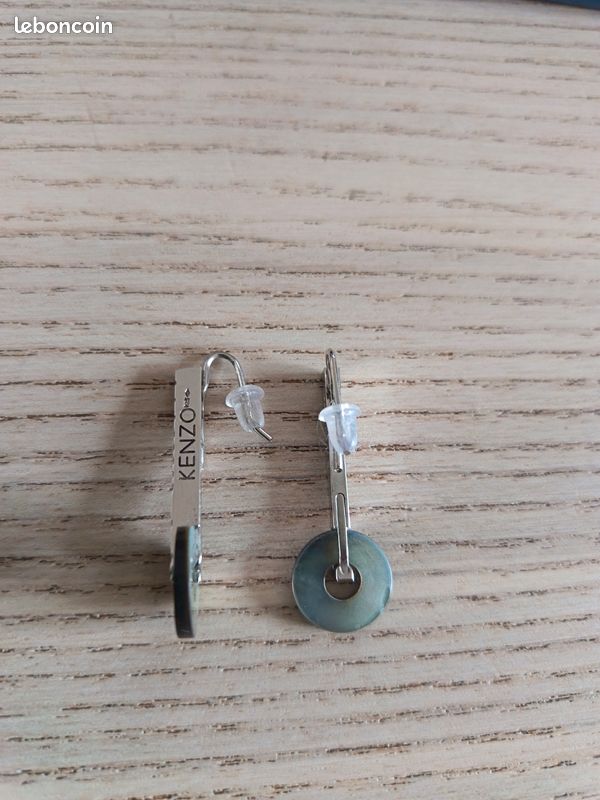 Bijou en Argent, kenzo boucles d'oreilles jamais portés neuves (image 2)