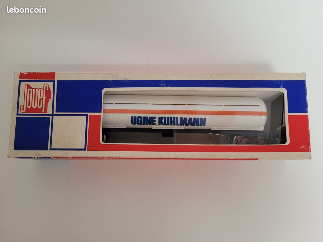Train wagon N° 6513 Wagon citerne grande capacité 80 m3 UGRINE KUHLMANN Jouef Ho (image 2)