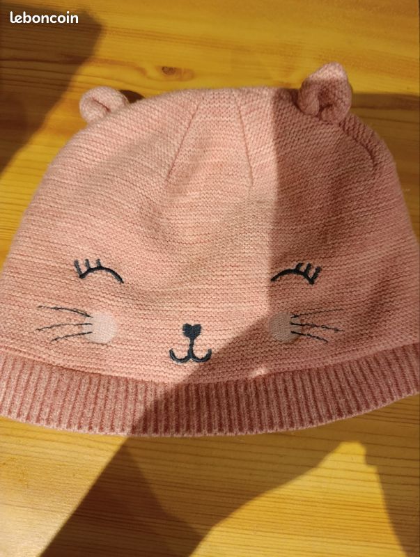 Bonnet Chat Pour Fille ( 2 Ans à 4 Ans