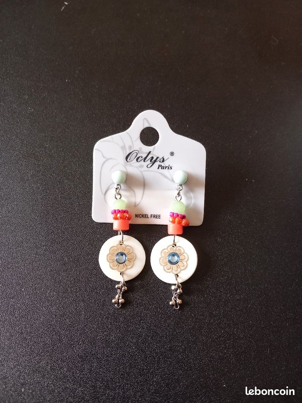 Boucles d'oreilles pendantes (image 1)