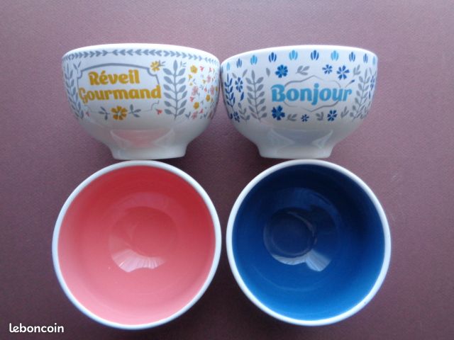 Lot de 4 bols à soupe à l'oignon - Ressourcerie Histoires Sans Fin