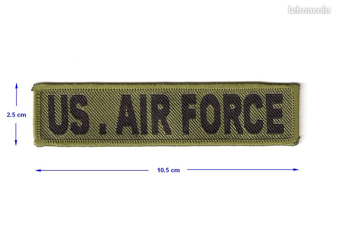Ecusson militaire américain US AIR FORCE kaki USA 10.5 cm camouflage army Etats-Unis aviation armée américaine patch (image 3)