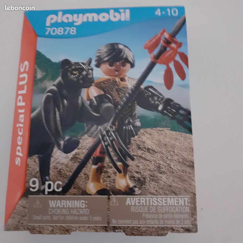 Playmobil 70878 Combattant avec panthère (image 1)
