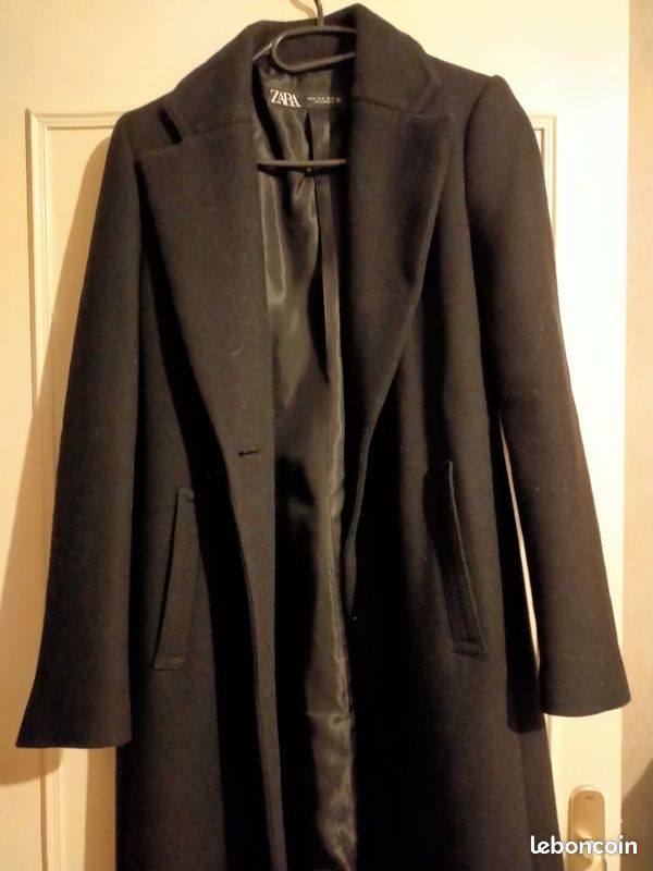 Wool Coat Manteau Femme Zara Noir Manteau Femme Zara Noir Vêtements