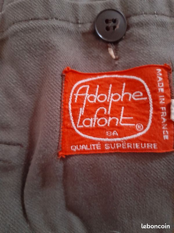 Veste kaki made in France Adolphe l'abondance qualité (image 1)