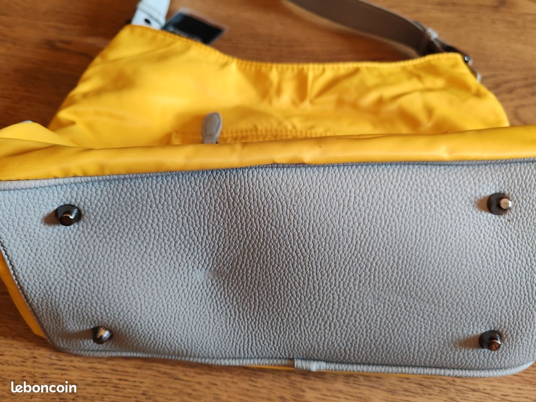 Sac à main Ted Lapidus jaune (image 4)