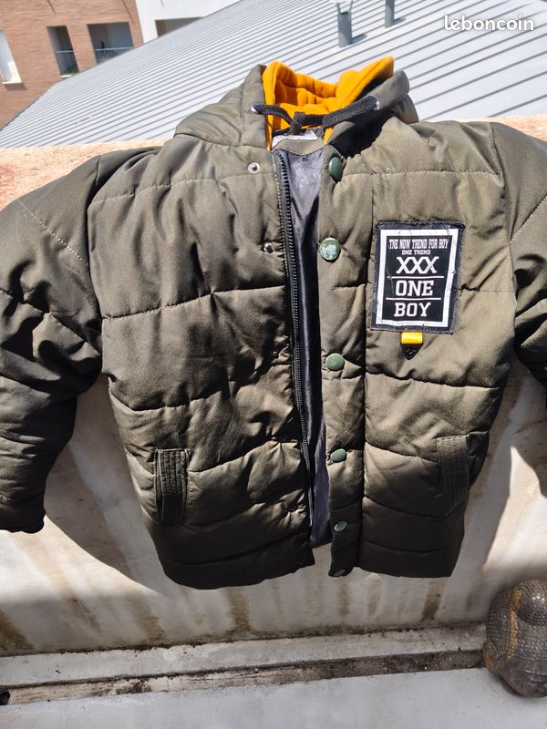 Blouson cuir et toile pour adulte et ado (image 6)