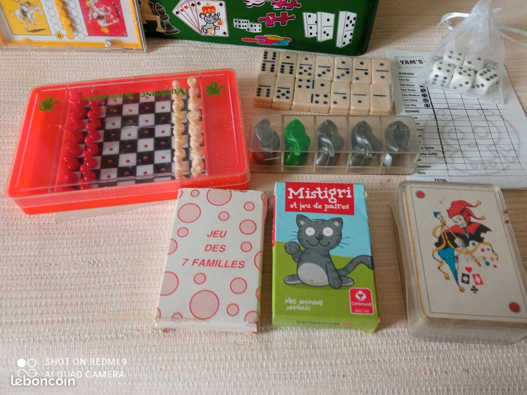 Boite à jeux (11) dame, mikado,échec,osselets,dada.... (image 3)