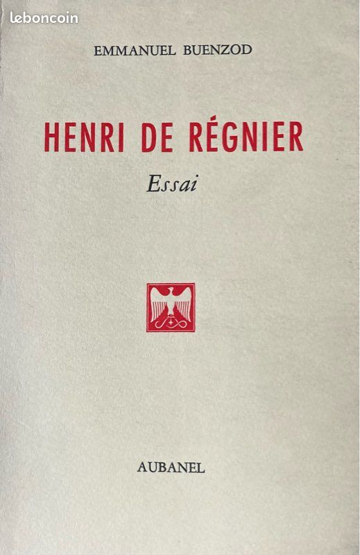 Livre « Henri de Régnier Essai » (image 1)