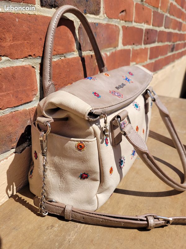 Sac à main bicolore DESIGUAL Accessoires Bagagerie