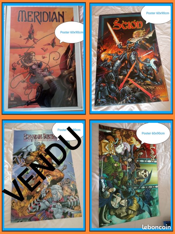 Posters géants affiches comics super héros (image 1)