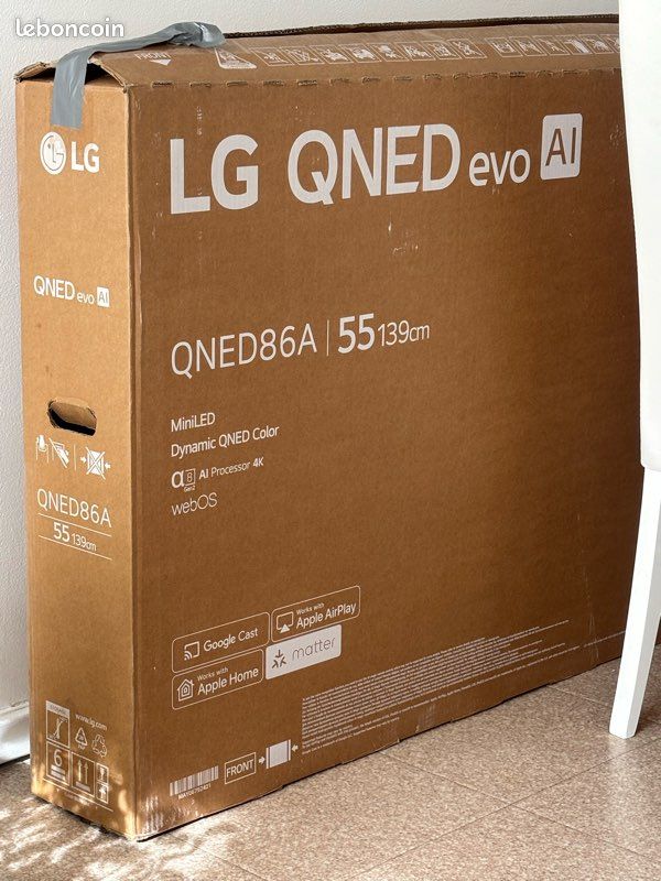 LG Miniled 55QNED86A TV 55' 2025 | promo et prix