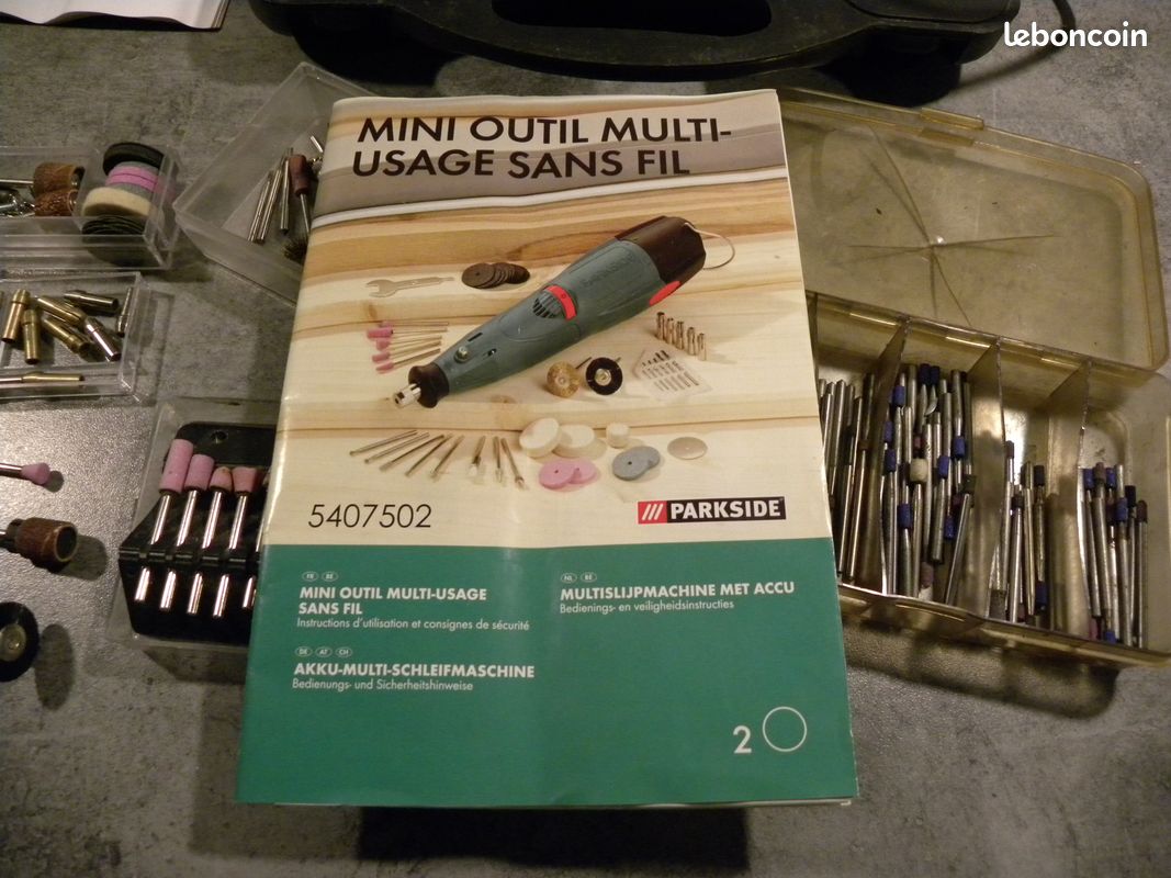 Mini meuleuse + accessoires (image 7)