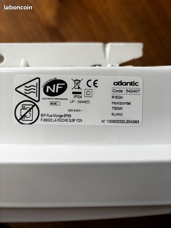 Radiateur ATLANTIQUE (image 3)