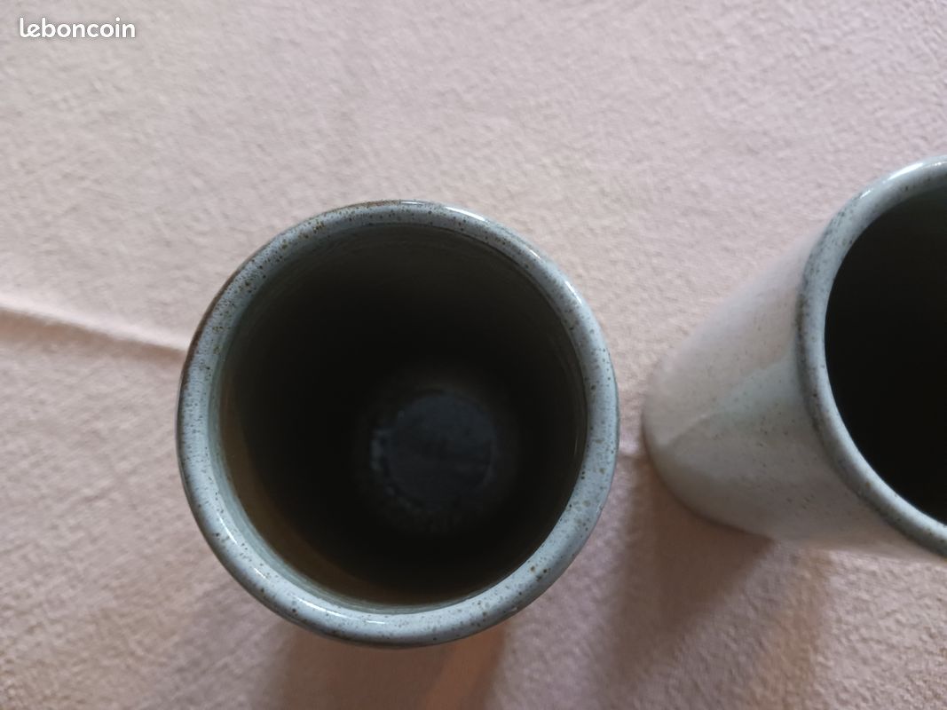 Duo de tasses en grès vintage (image 8)