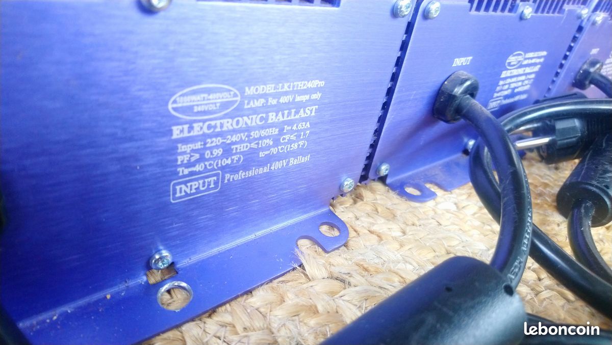 4 Ballast électronique horticulture lk1th240pro 400v hid lampe 600w 750w 1000w super lumen (image 2)