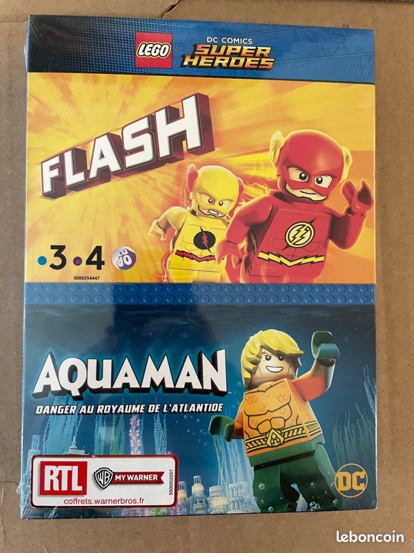 DVD Lego DC Comics Flash et Aquaman neuf (image 1)