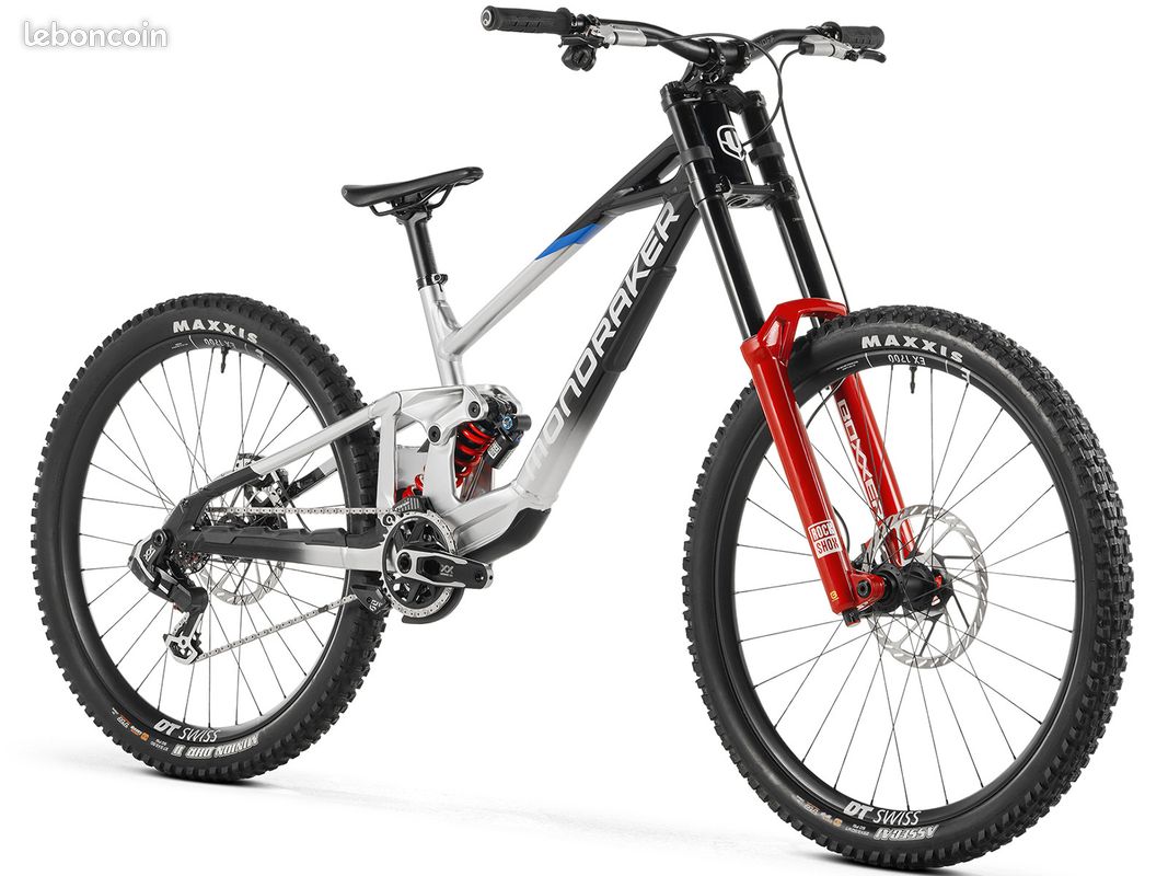 VTT Mondraker Summum RR Mullet XX DH AXS 7v carrera blue 29"/27,5" 2026 Couleur - Noir et métal, Ta (image 2)