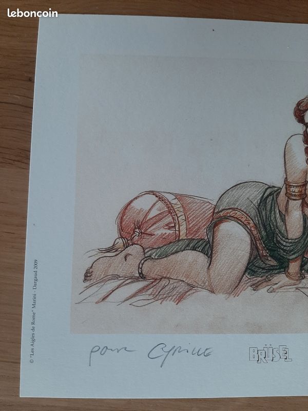 BD Ex-libris Signé Les aigles de Rome Marini (image 3)