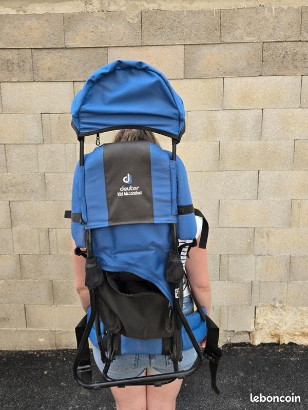 Porte bebe geuther bleu Équipement bébé