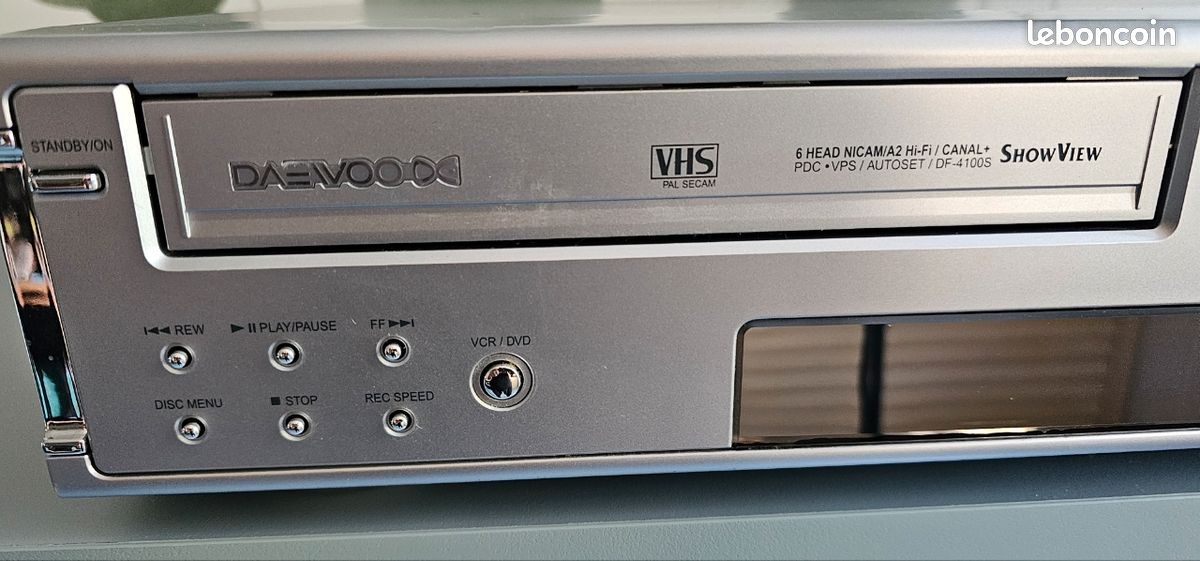 Magnétoscope Combiné DVD/VHS Daewoo DF-7100 - Occasion Fonctionnel