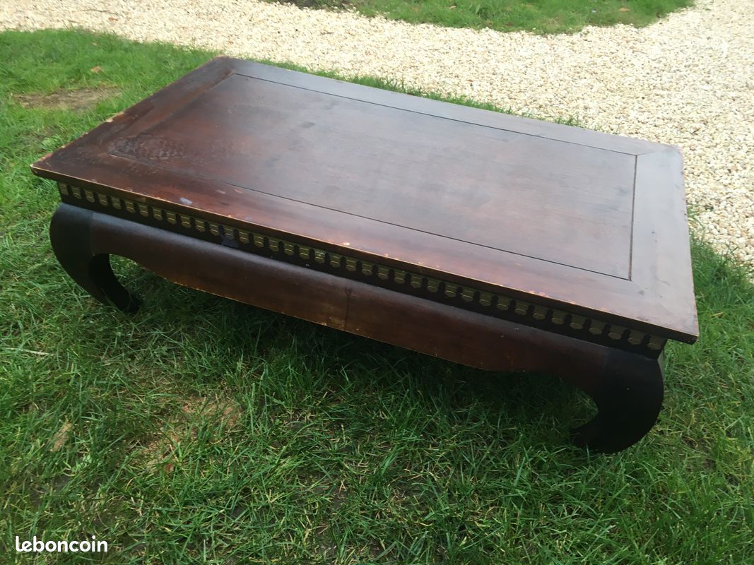 Table basse indonesienne bois exotic (image 1)