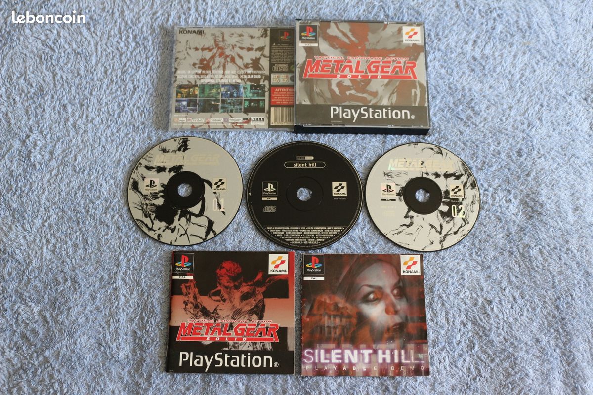 Metal gear solid big box ps1 Jeux vidéo