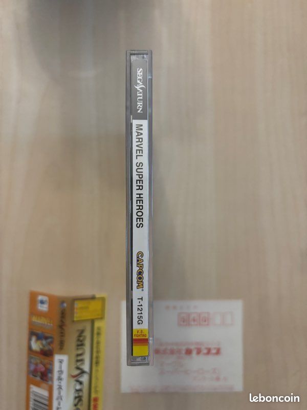 Marvel super heroes sega Saturn capcom japonais spin et reg card (image 4)