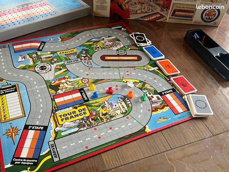 Jeu De Société MB Tour De France Cycliste 1977 – Complet – Occasion