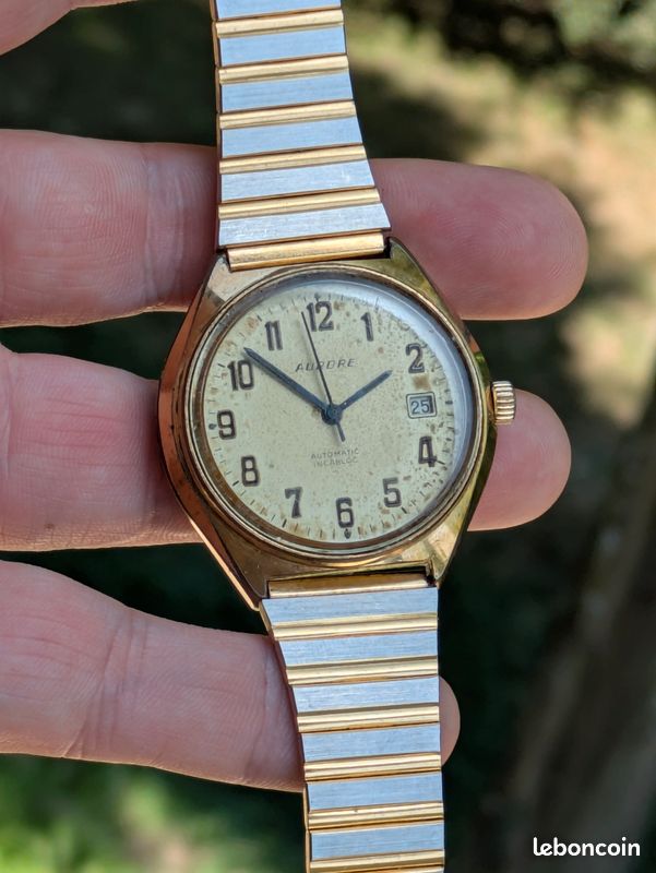 Montre Automatique Jouan Vintage Années 70 - Mouvement 17 Rubis, Boîtier Plaqué Or, Occasion