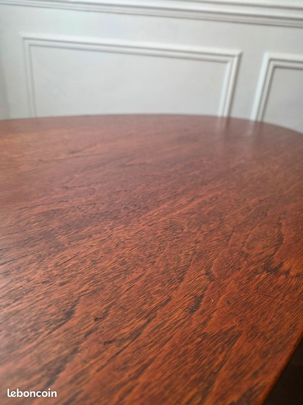 Très rare - Table basse design scandinave vintage, modèle "Ovalette" par Ilmari Tapiovaara – Années 50/60 (image 6)