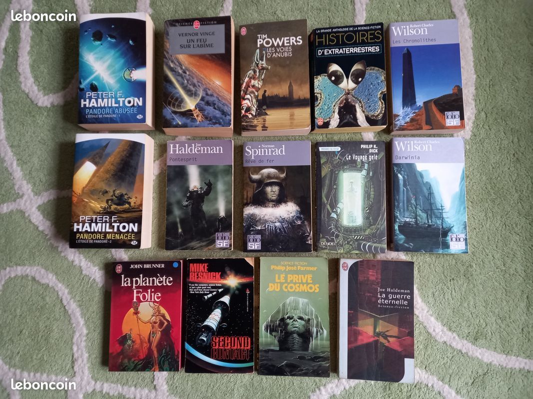 Ces 14 LIVRES de SCIENCE-FICTION sont disponibles PRIX à partir de ... OFFRE SPECIALE pour l'achat du LOT INFOS dans le descriptif / bobp (image 1)