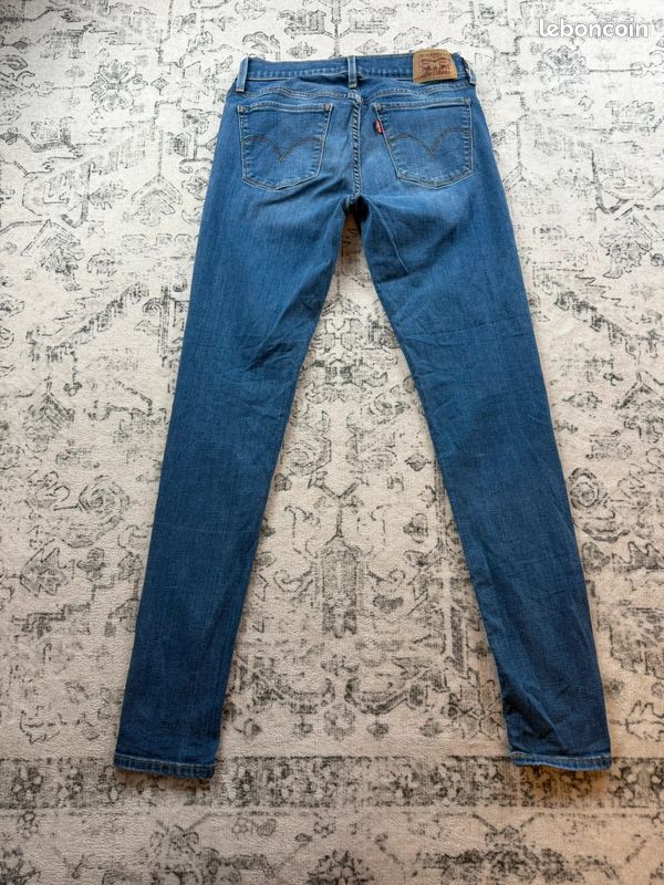 Jean Lévis Bleu Supper Skinny W28 L30 FR38 Femme #0032 (image 5)