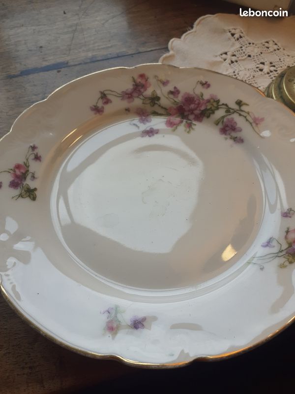 Lot de 6 assiettes à dessert anciennes (image 1)