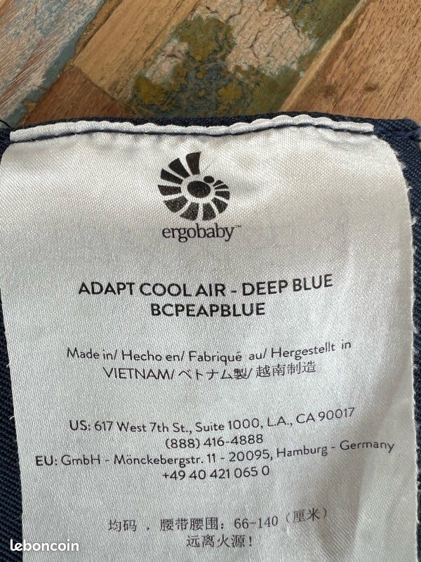 Porte -bébé Ergobaby adapt cool air + protection pluie (image 6)