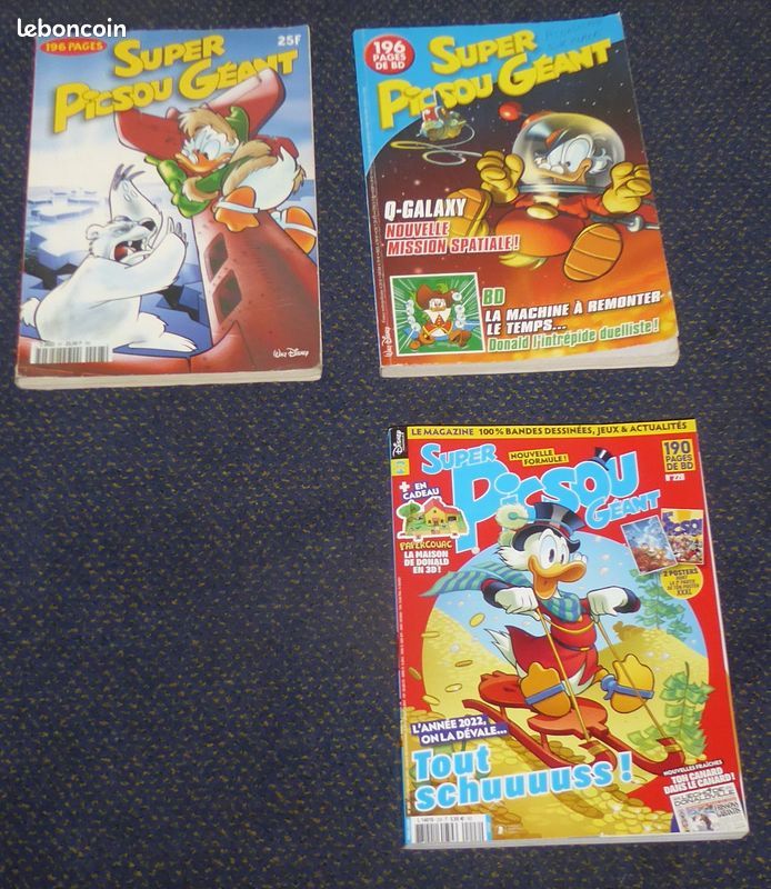 Mickey parade geant , super picsou geant , tresors et jeunesse de picsou.... (image 7)