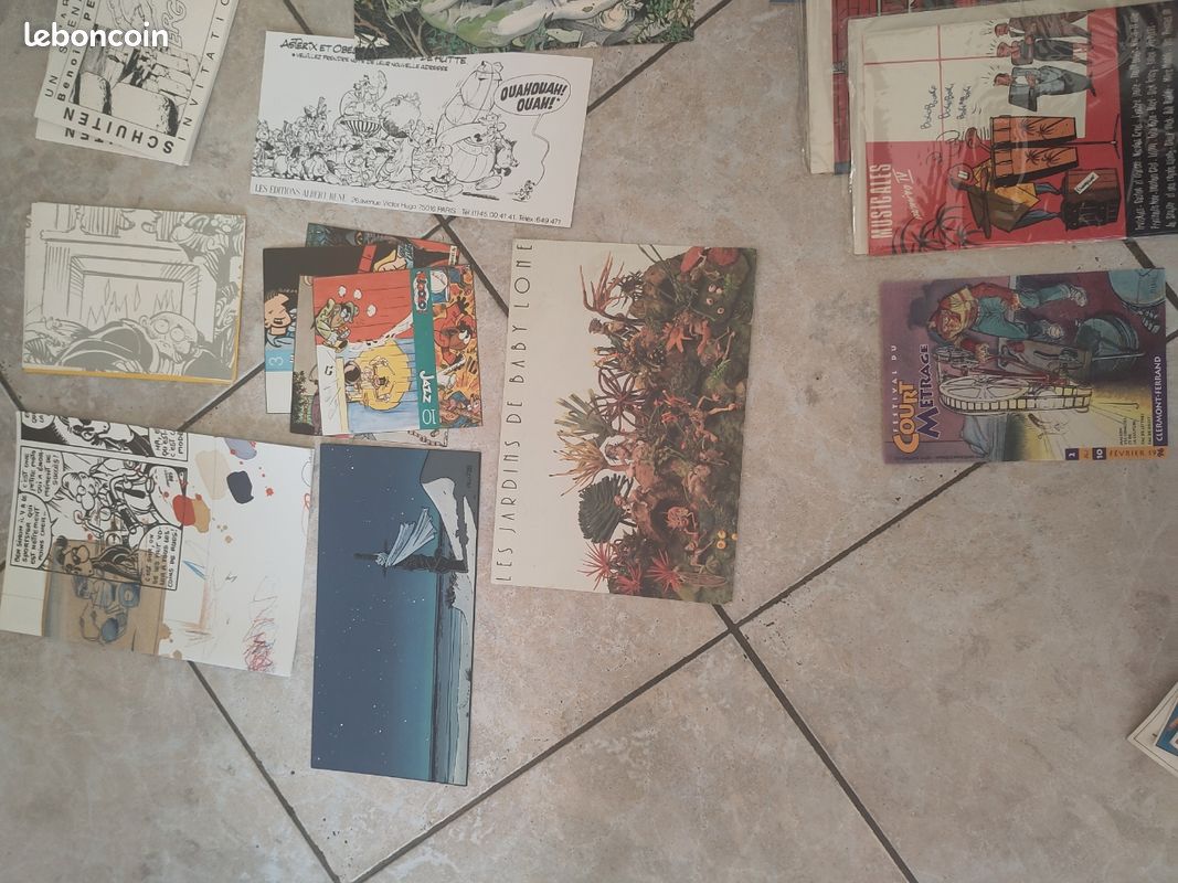 Lot de cartes BD postales/ Bonne année variées (image 3)