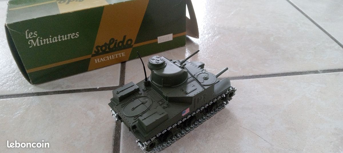 Char Solido M3 Lee - 1/50 - Armée US Sable - WW2 - Réf 6224 - Neuf Rare