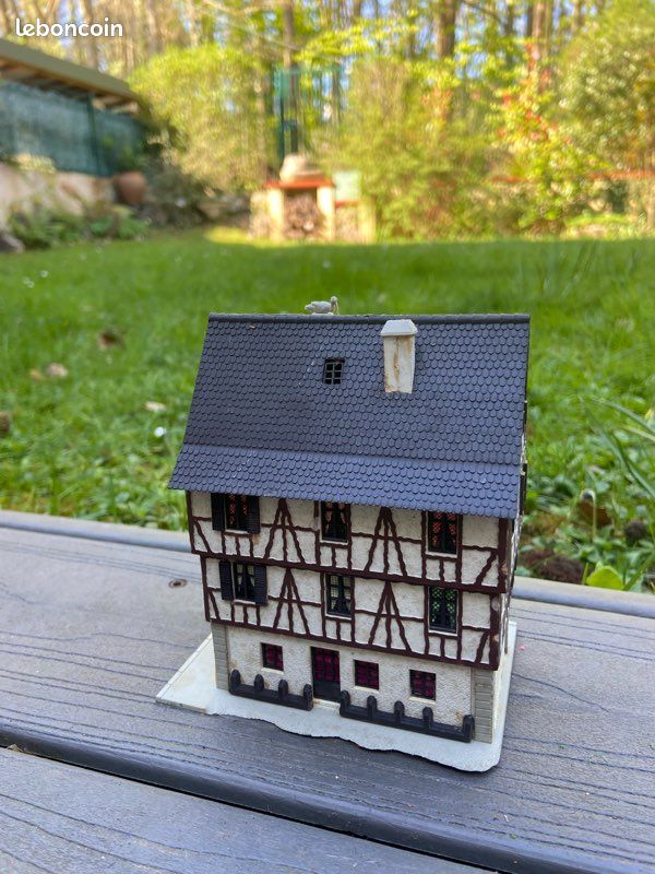 Kit Modélisme Maison Alsacienne - Grange, échelle HO, Non Assemblé, Neuf, Fabrication France