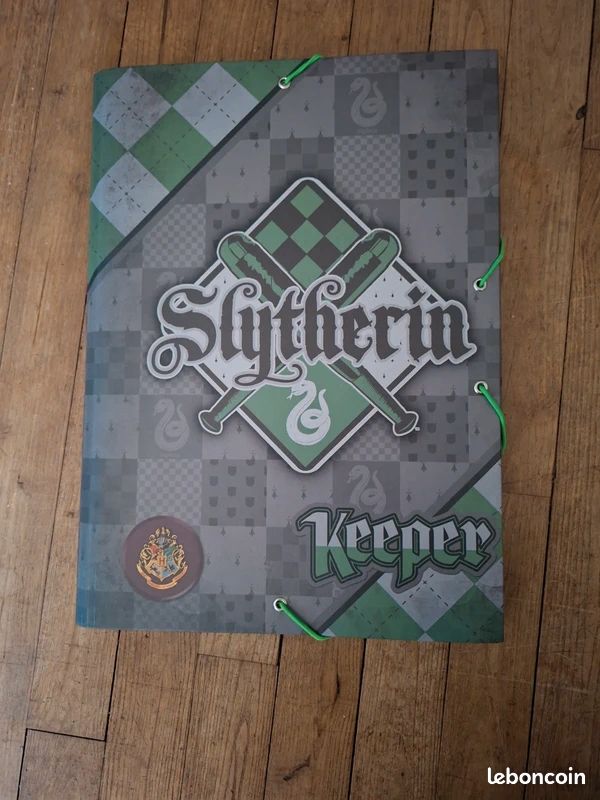Chemise cartonnée Harry Potter Serpentard Slytherin Quidditch A4 – Pochette à rabats (image 4)