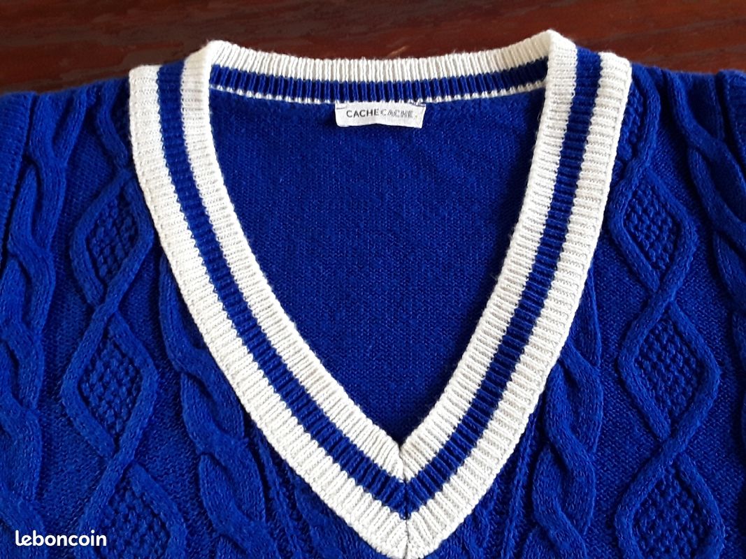 Col V Pull Sans Manche Cache Cache Pull Sans Manche Cache Cache M