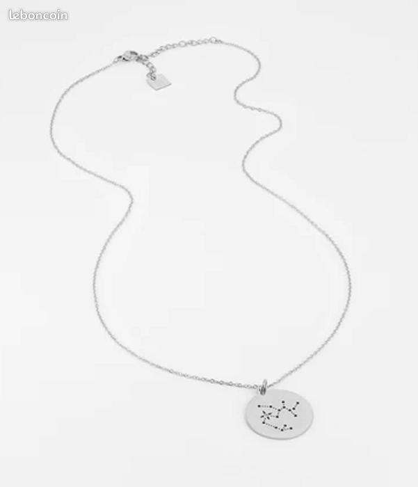 Collier Sautoir - Sagittarius - Acier Doré - Pendentif Constellation - 50cm Longueur (image 1)