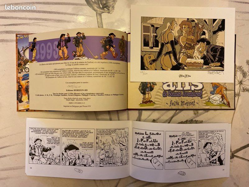 BD FANFOUÉ 10 ANS DE BONNES AVENTURES Tirage tête (image 3)