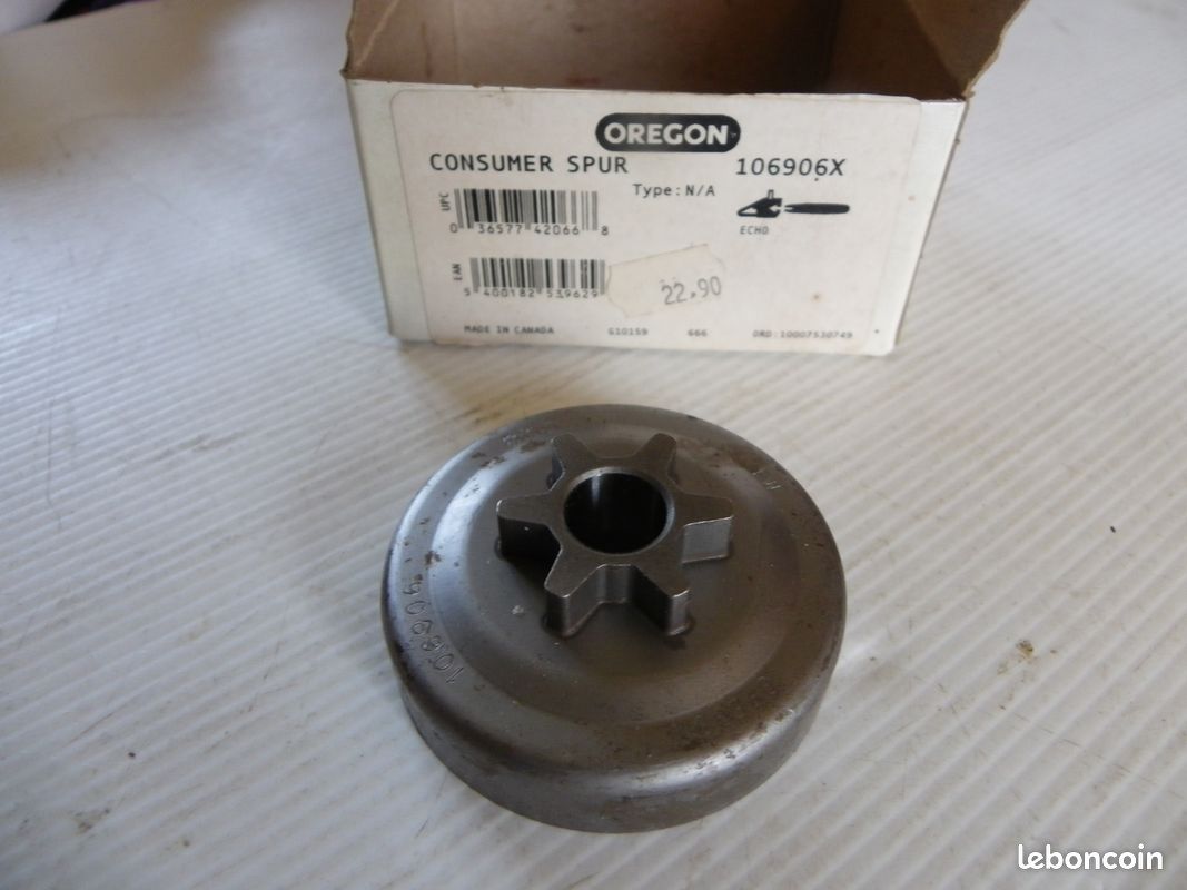 PIGNON ETOILE OREGON 106906X 3/8 d'origine pour tronçonneuse Echo 3/8 mini 6 Dents (image 1)