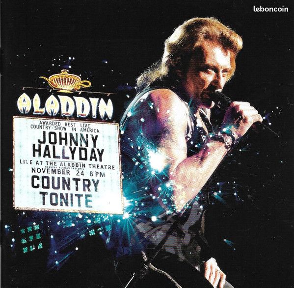 Johnny Hallyday Live At The Aladdin Théâtre 2CD Neuf Scéllé (image 1)